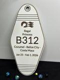 **Customizable** Cruise Hotel Keychain Magnet Memento